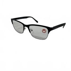 NEW DRAGON ALLIANCE unisex dr163 heath rectangle eyeglasses in black silver